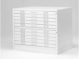 Metal Drawer Draftech - A1 DIN - 10 drawers