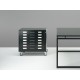 Black Metal Drawer on Castors - Draftech DIN A1 - 7 Drawers