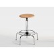 Beech Stool for Designer with Adjustable Footrest