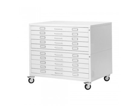  Draftech Cassettiera Archiviazione--Formato A0 -10 Cassetti- Made in Italy