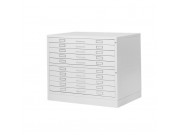 Draftech - Cassettiera A0 MAXI - 10 Cassetti - Bianca