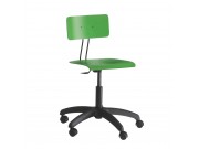 Sedia Designer Regolabile 5 Colori - Faggio - Pistone a Gas -