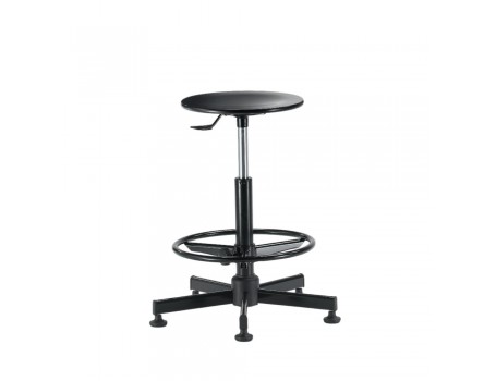 Sgabello Designer Colore e Struttura Nera