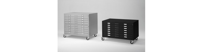 Metallic Drawer Units for Filing - Large Formats - A0 - A1 - A2